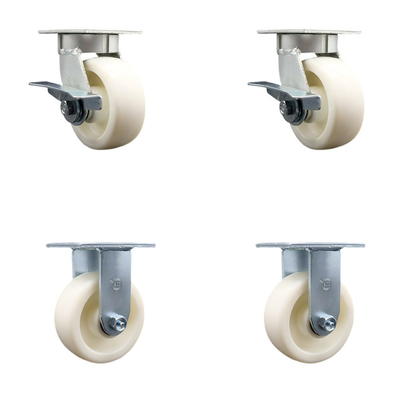 Kingpinless Nylon Caster