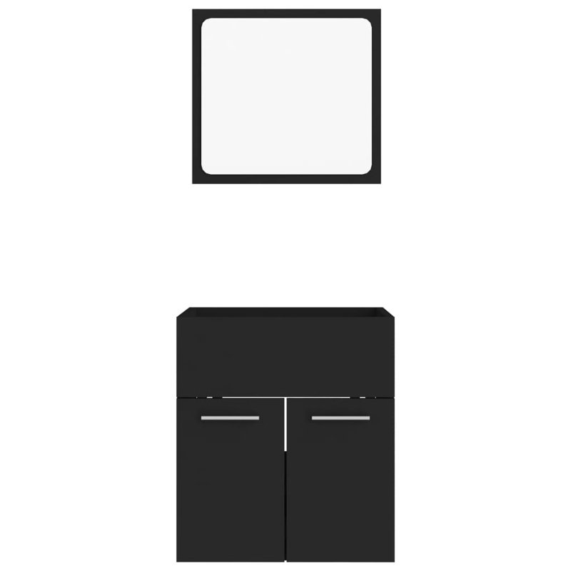 Cumnock Vanity & Mirror Set, Black