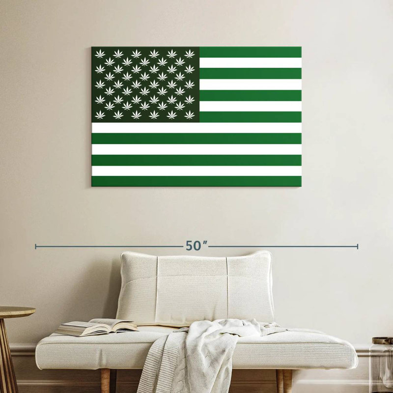 Drapeau américain Borges, H 26 po x l 39 po