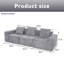 Canapé modulaire convertible 3 places Modern