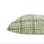 Housse de coussin en tissu écossais vert-101081535