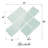Glass Arabesque 4" x 5" Glass Novelty Tile-959000824