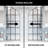 Arden 34" W x 78" H Fixed Framed Shower Screen with 3/8" Grid Clear Glass