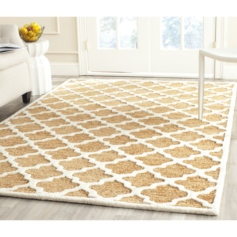 Precious Hand Tufted Performance Geometric Rug, Rectangle 4' x 6'