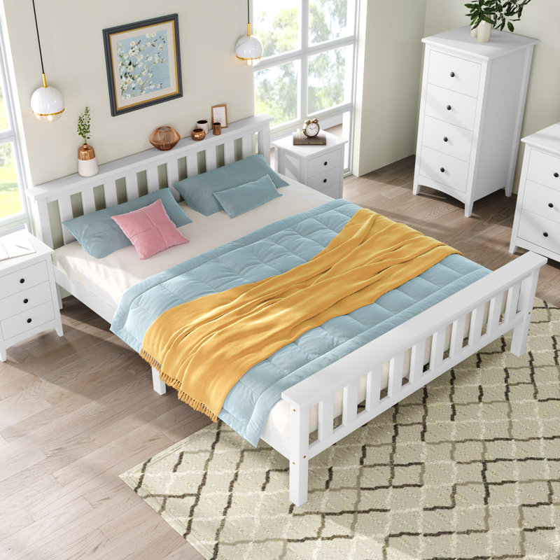 Ayrshire Solid Wood Bed, Double (4'6)