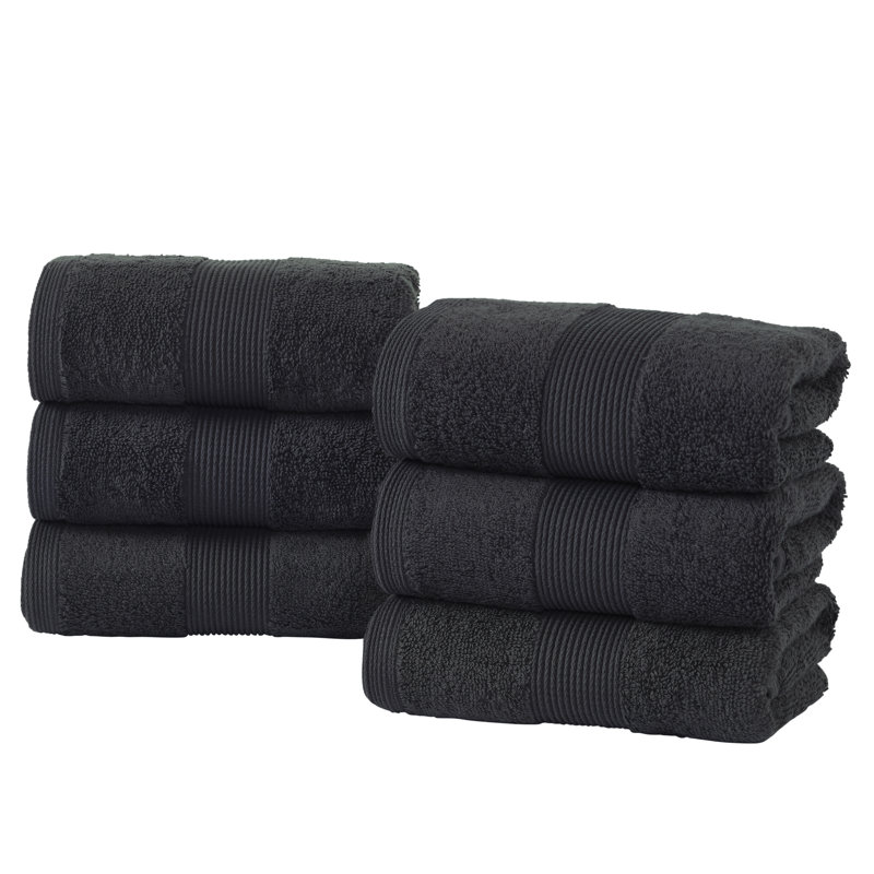 Srihitha Plush Hand Towel, Gray