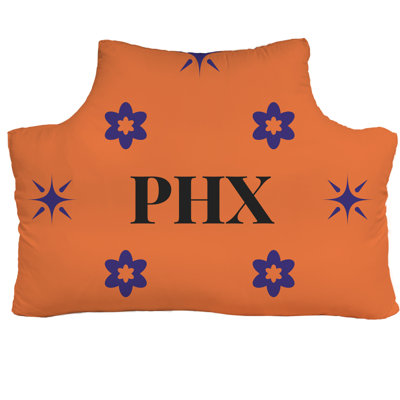 Phoenix Basketball Colors Headboard Pillow Twin