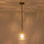 Luminaire suspendu en verre ondulé 1 lumière-107381852