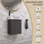 Meuble-lavabo simple 16 po avec plateau en résine Jaiona-65472986