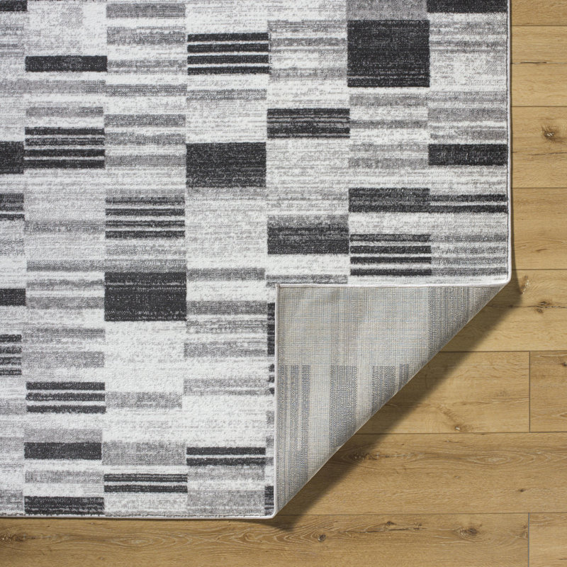 Khylynn Checkered Indoor Rug, Rectangle 5'3" x 7'3"