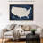 Personalized Baseball Stadium Push Pin Map - Framed-253129927-253129923-251790801