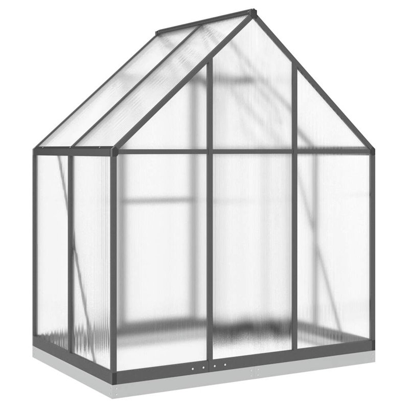 Aluminium, polycarbonate, acier galvanisé vidaXL, Anthracite