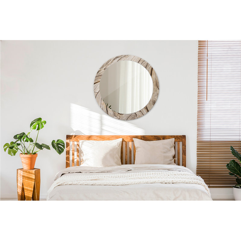 Huldar Glass Flat Wall Mirror