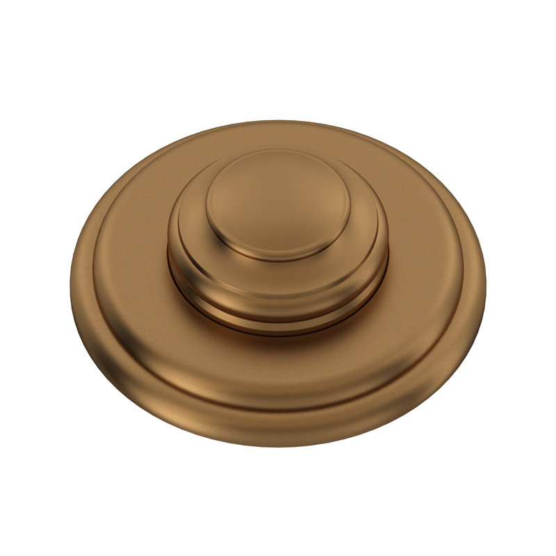 Rohl Waste Disposal Air Switch Button, English Bronze