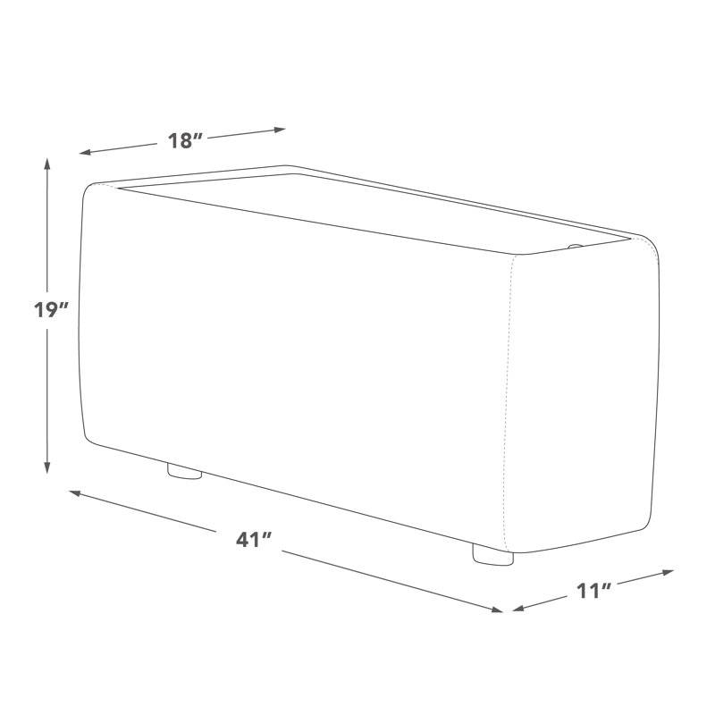 Aneika Sofa Console, Gray