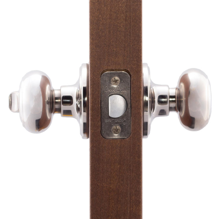 Colonial Privacy Door Knob with Round Rosette