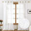 Paire de rideaux transparents en polyester Ozrenka-1412394579-1412394577