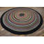 Tapis tressé coloré