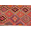 Tapis turc vintage Herki pour l'intérieur - Tapis de cuisine ou de salle à manger rose biologique