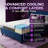LUMERIS 8 Inch Full Firm Foam Mattress with Phase Change Cooling Cover & Gel Infused Memory Foam for Pressure Relief and Restful Sleep (75"L x 53"W)-1965198747