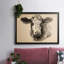 Charcoal Cow I, reproduction d'art sur toile-42325601-42325613