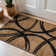 Arnaldur Geometric Black/Gray/White Area Rug