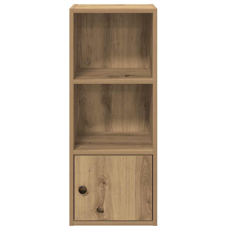 Conary 31cm W Bookcase, Artisan Oak, (3 Shelves) 77cmH x 31cmW x 24cmD