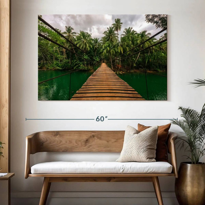 Lilie Philippine Jungle Bridge, H 34 po x l 51 po