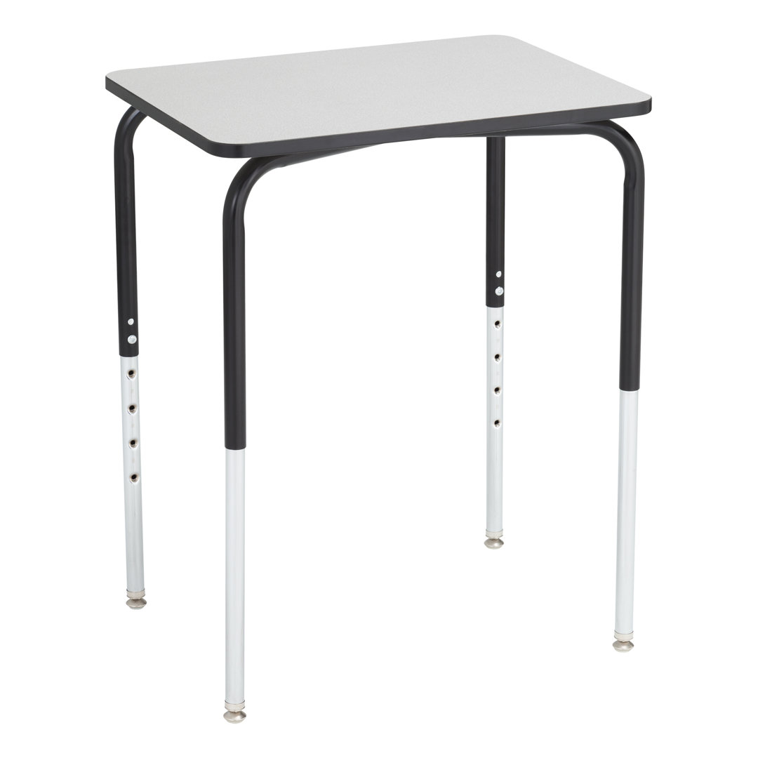 Structure Series Collaborative Adjustable Height Student Desk (Set of 2) Learniture Desk