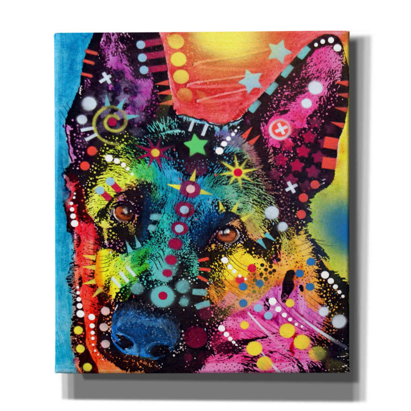 «Shep» par Dean Russo - reproduction d'art sur toile tendue, H 30 po x l 26 po x P 1,5 po