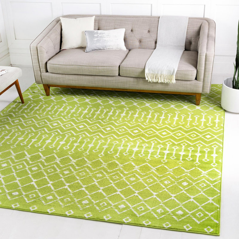 Mastandrea Geometric Indoor Rug, Square 7'10"