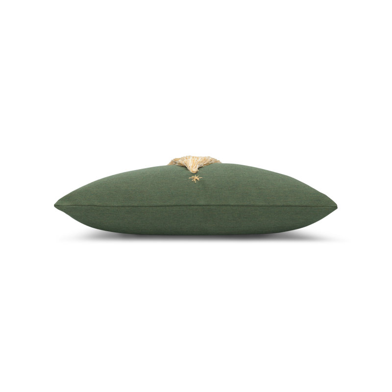 Fraser Fir Indoor/Outdoor Pillow Cover & Insert, Fern, Rectangle 12"H x 20"W