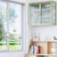  Armoire murale à double porte vitrée avec tablettes amovibles pour bureau Zaine-106822814