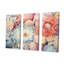 «Sea Anemone Pastel Elegant - Coastal Coral Under Water», ensemble d'art sur toile-107755902-107755907