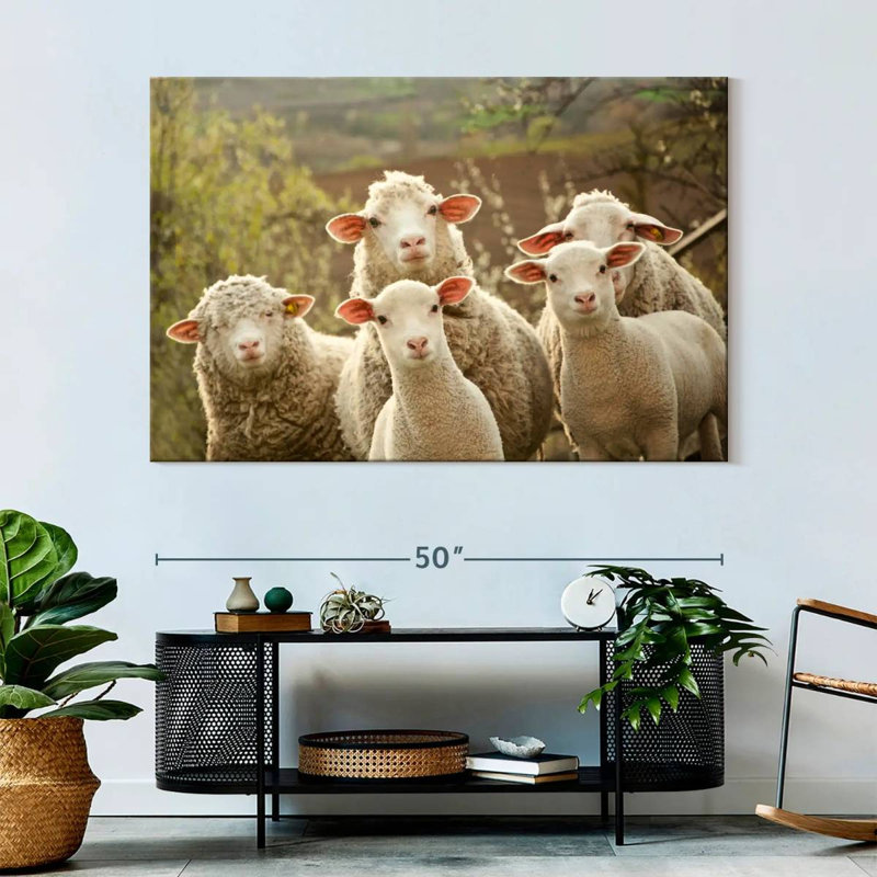Stunned Sheep, 34" H x 51" W