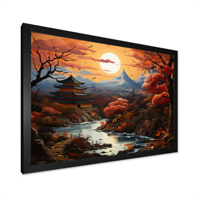 Balasa Asian Art Kyoto Autumn II, reproduction d'art sur toile