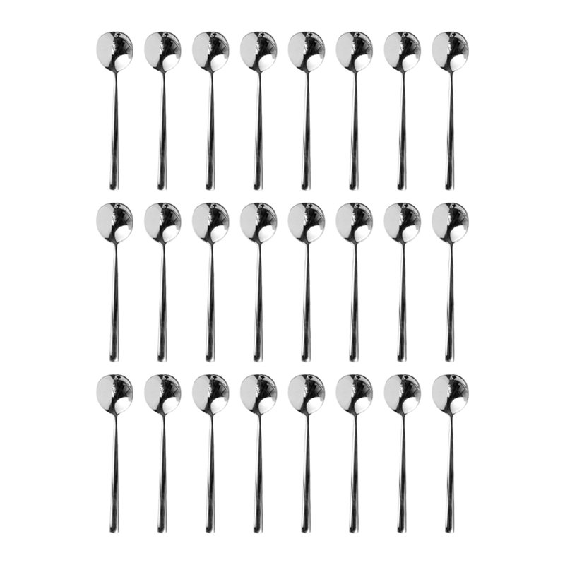Cuillère en acier inoxydable 24 pièces