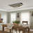 LED Flush Mount Lighting 31.9 Inches Rectangle Aluminum Ceiling Light Remote Dimming-1361972306-1370025978