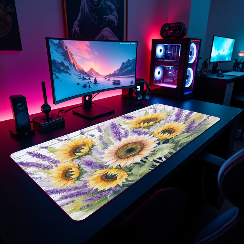 Polyester Desk Pad, 31.5x15.5