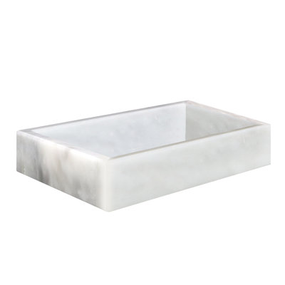 Porte-savon en marbre poli
