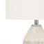 Lampe de table - 33 po de hauteur, matériau en céramique crème, ivoire et abat-jour crème