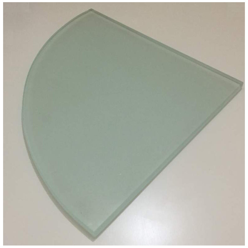 GLASS CORNER SHELF & TEMPERED, Frosted Glass