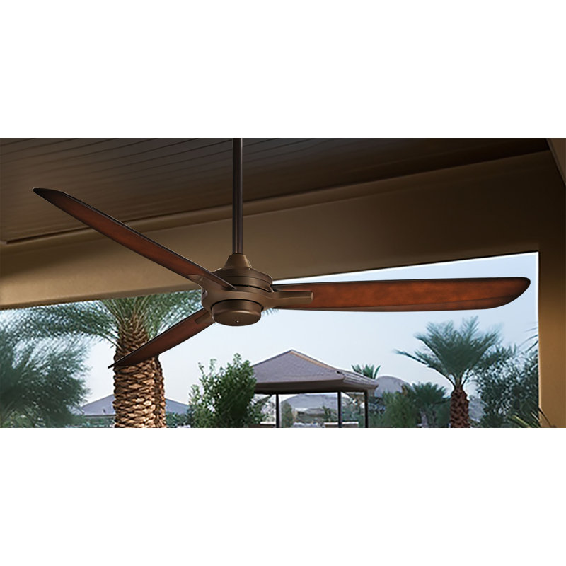 Minka Aire Rudolph Wet - 60" Ceiling Fan, Oil Rubbed Bronze, Oil Rubbed Bronze, Oil Rubbed Bronze