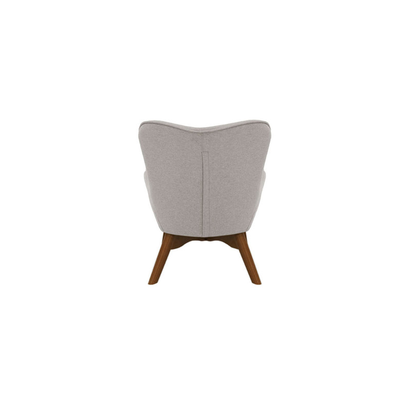 Wimbled Children's Club Chair, Light Grey/Dark Oak