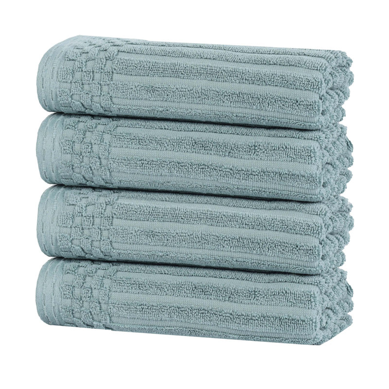 Ensemble de serviettes en coton Kleiman, Vert
