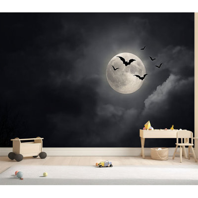 Papier peint adhésif auto-adhésif Spooky Halloween Sky