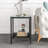 Glass Top End Table