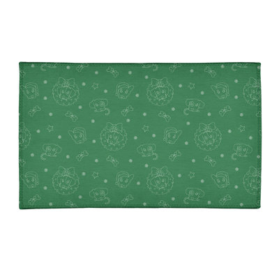 Tapis de zone verte fait main