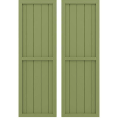 Deux volets à panneaux égaux Americano (par paire)