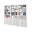 Elona 213 cm H x 245 cm W Solid Wood Library Bookcase-71015393-83078772